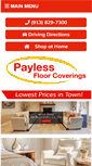 Mobile Screenshot of paylessfloorcoverings.com